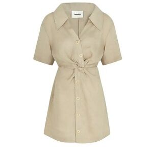 Nanushka Linen Twist Dress